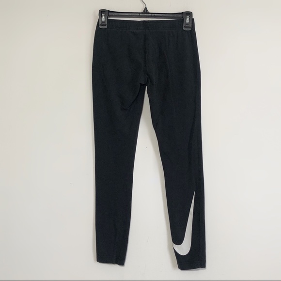 Nike Black Logo Leggings - Picture 4 of 10
